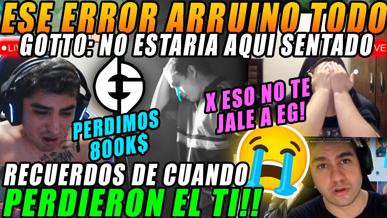 😔PERDIMOS 800K$!😭Matthew y Sacred cuentan las TRISTES ETAPAS q pasaron tras PERDER EL TI😭