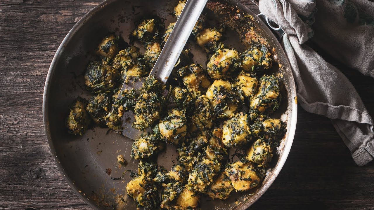 Shakkariya Methi nu Shaak | Sweet Potato Saute