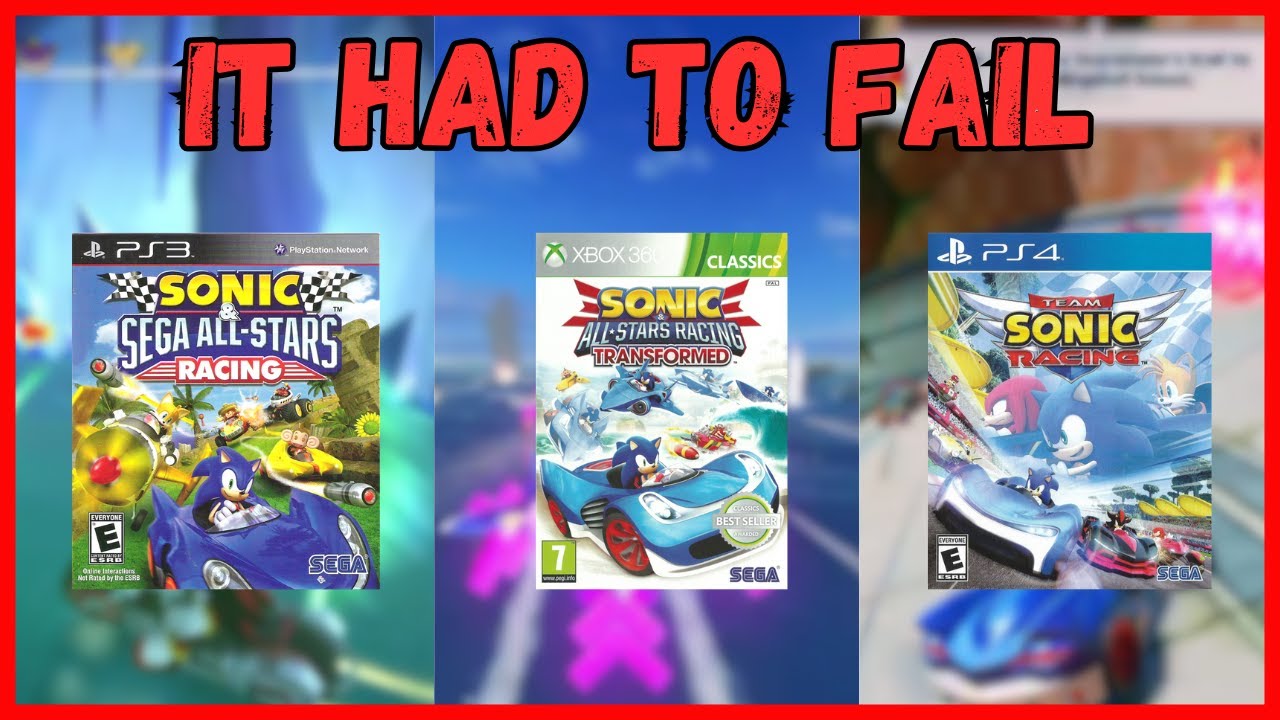 Почему Sonic All Stars Racing Trilogy потерпела неудачу
