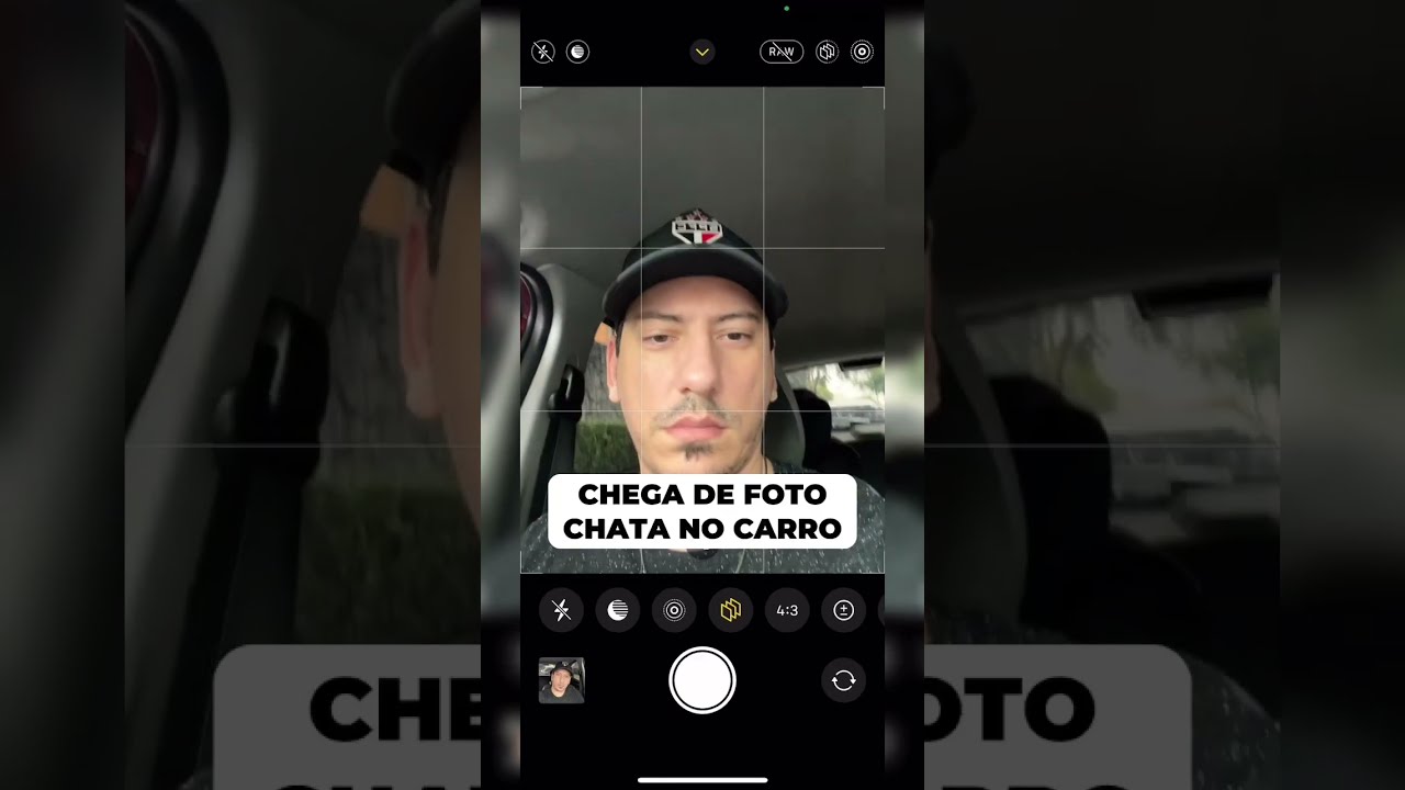 COMO TIRAR UMA SELFIE TOP DENTRO DO CARRO #shorts