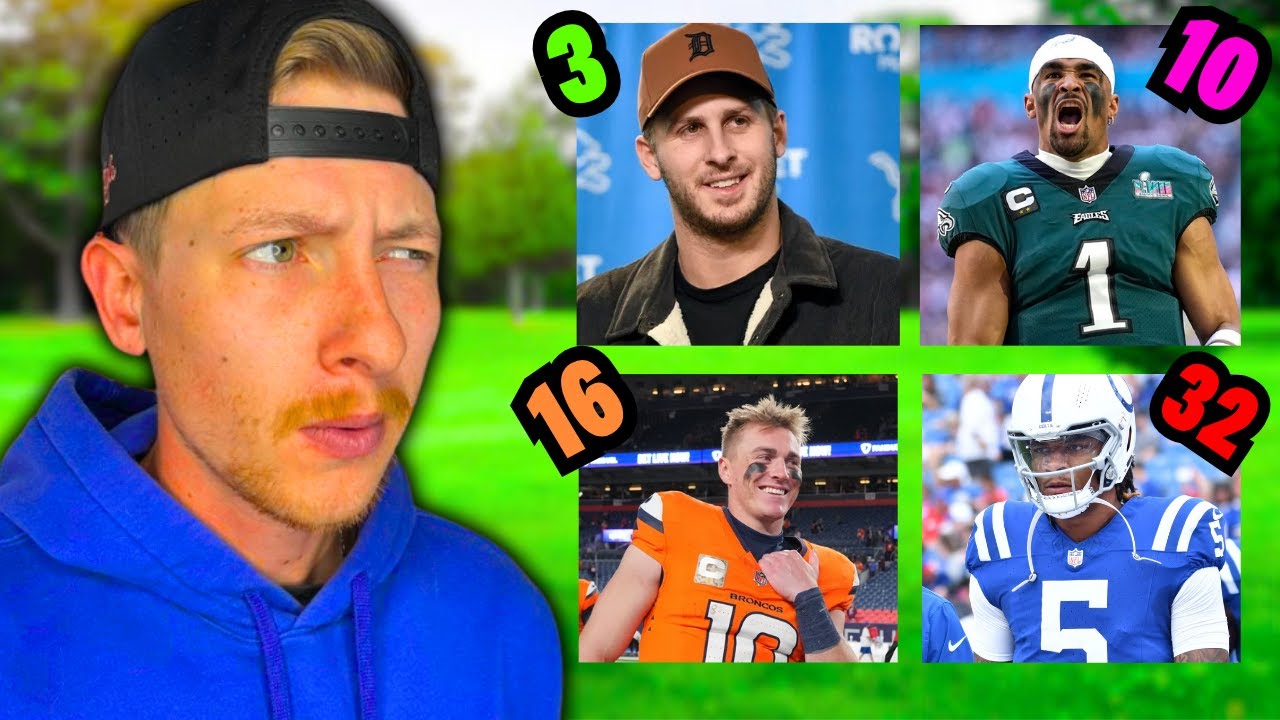 RANKING EVERY NFL QUARTERBACK FROM WORST TO FIRST