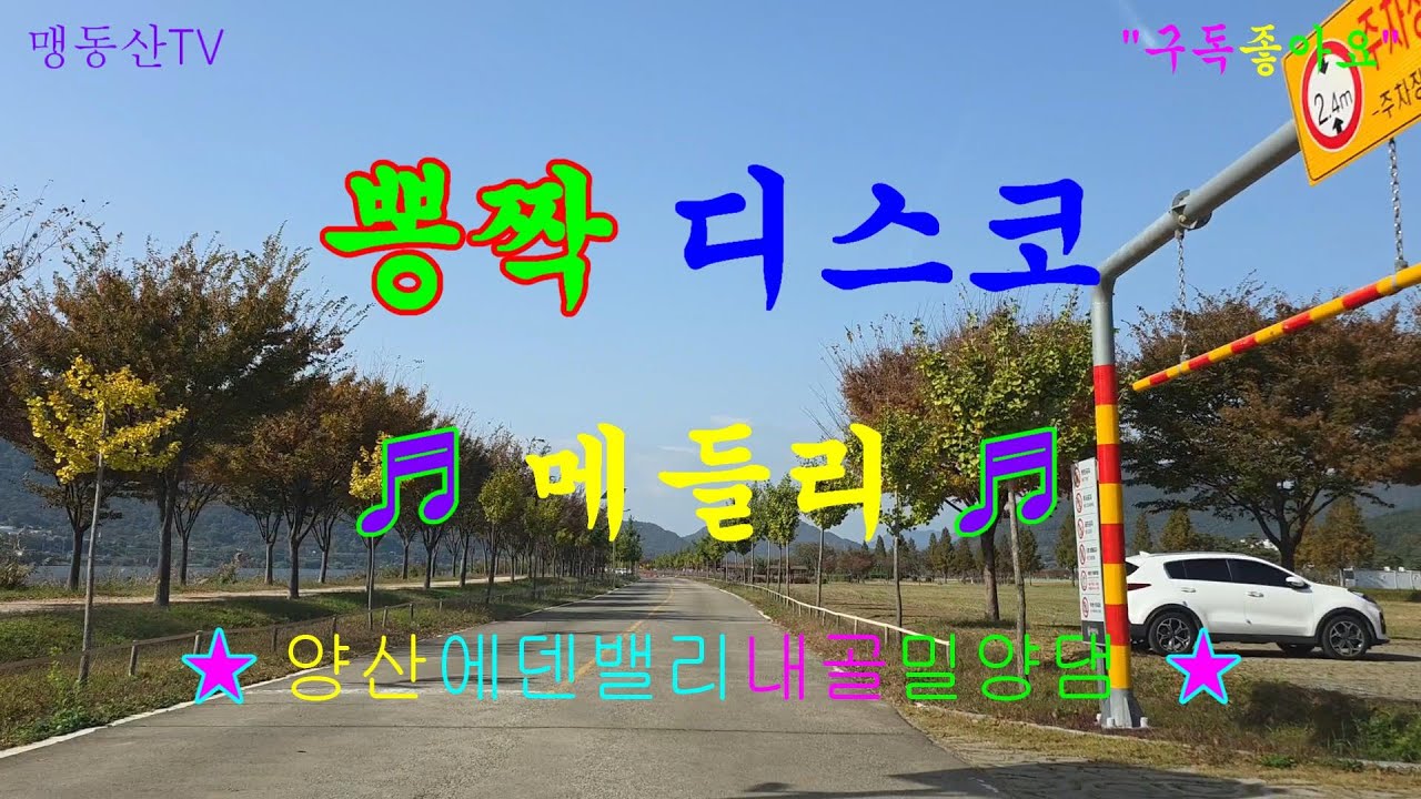 #양산국화축제장출발#에덴밸리#배내골#밀양댐#콜라텍메들리#뽕짝디스코메들리