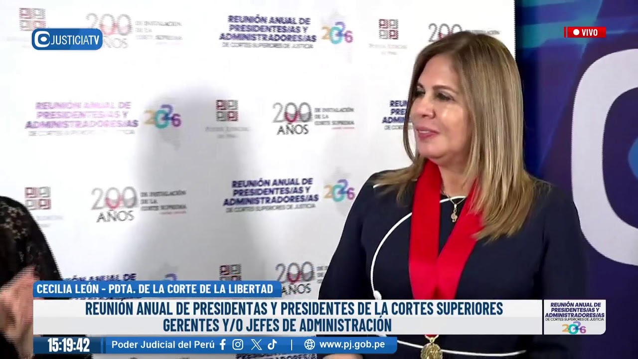 🔴#EnVivo | Reunión Anual de Presidentas y Presidentes de las Cortes Superiores, Gerentes