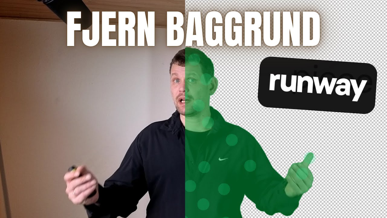 Fjern Baggrund på Video Uden Green Screen (RunwayML Guide)