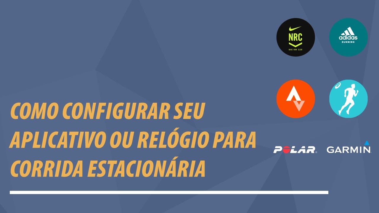 Aprenda como configurar o aplicativo ou o seu relógio para Corrida Estacionária?