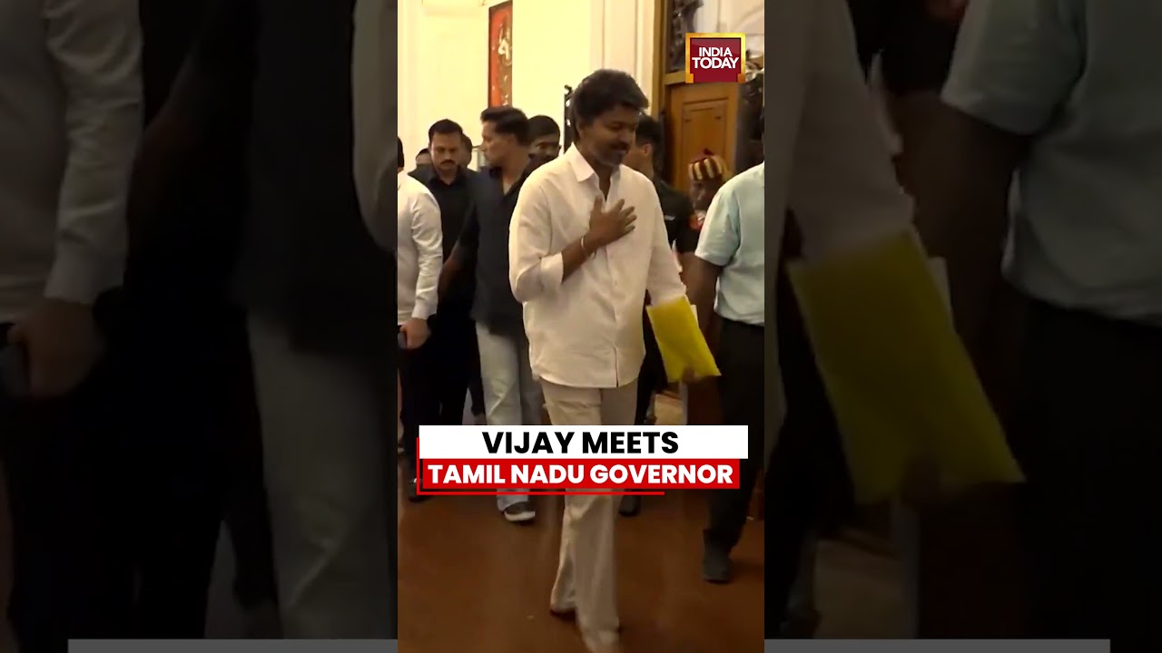 Breaking: Vijay Meets Tamil Nadu Governor To Stake Claim To Form Governmdent | Tamil Nadu CM