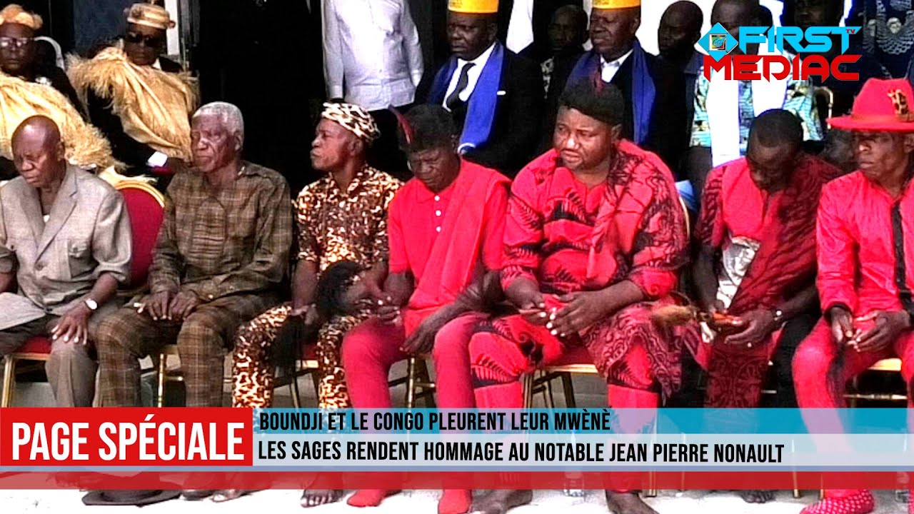 Les Sages rendent hommage au Mwènè Jean Pierre Nonault avant son inhumation à Boundji