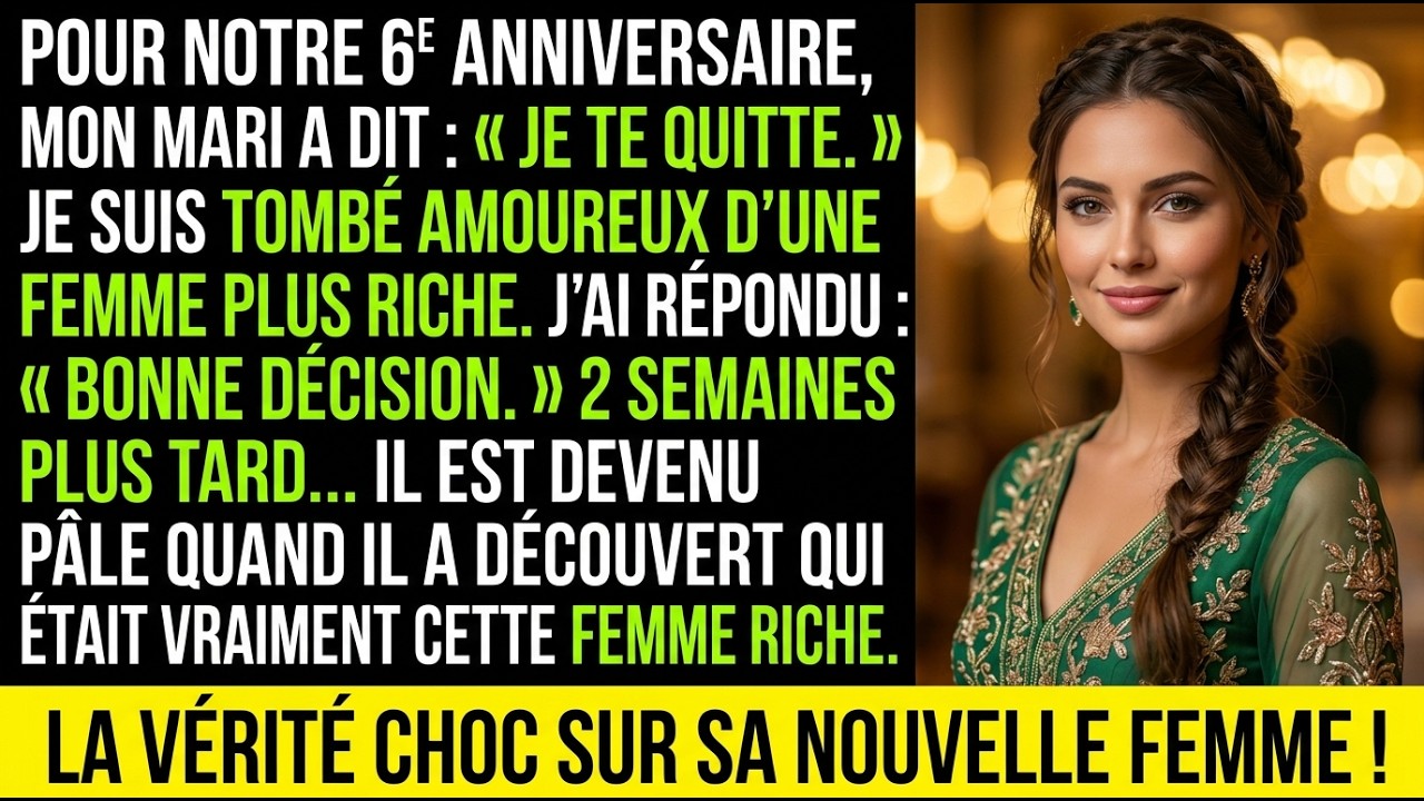 Mon mari m’a quittée pour une femme riche… mais la réunion de divorce a tout changé.