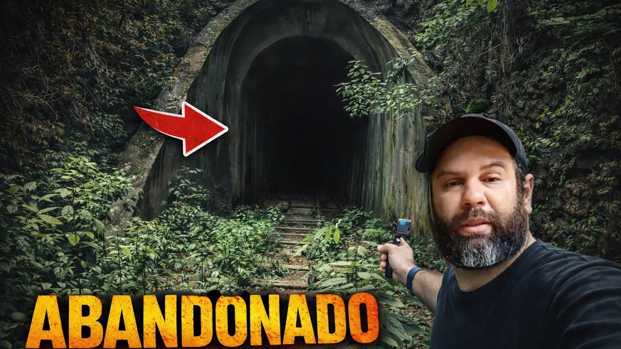 EP . 07 ENTREI SOZINHO EM UM TÚNEL FÉRREO ABANDONADO...