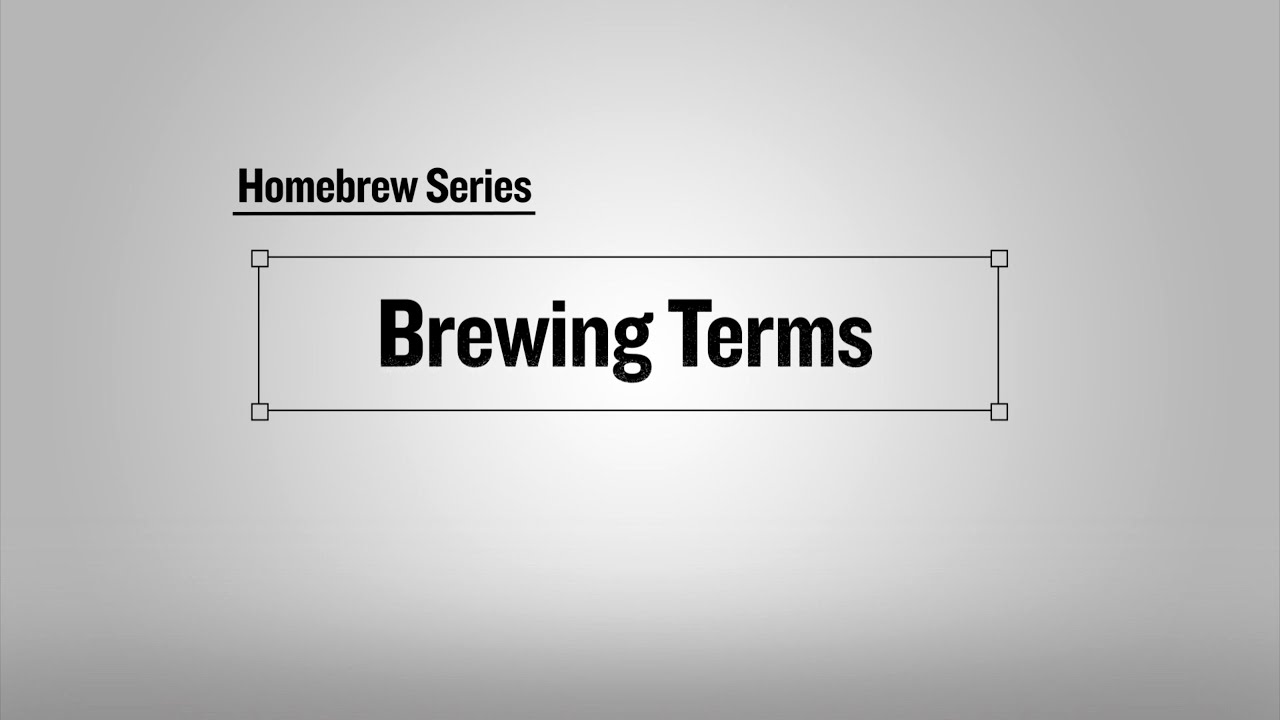 Homebrew Terminology