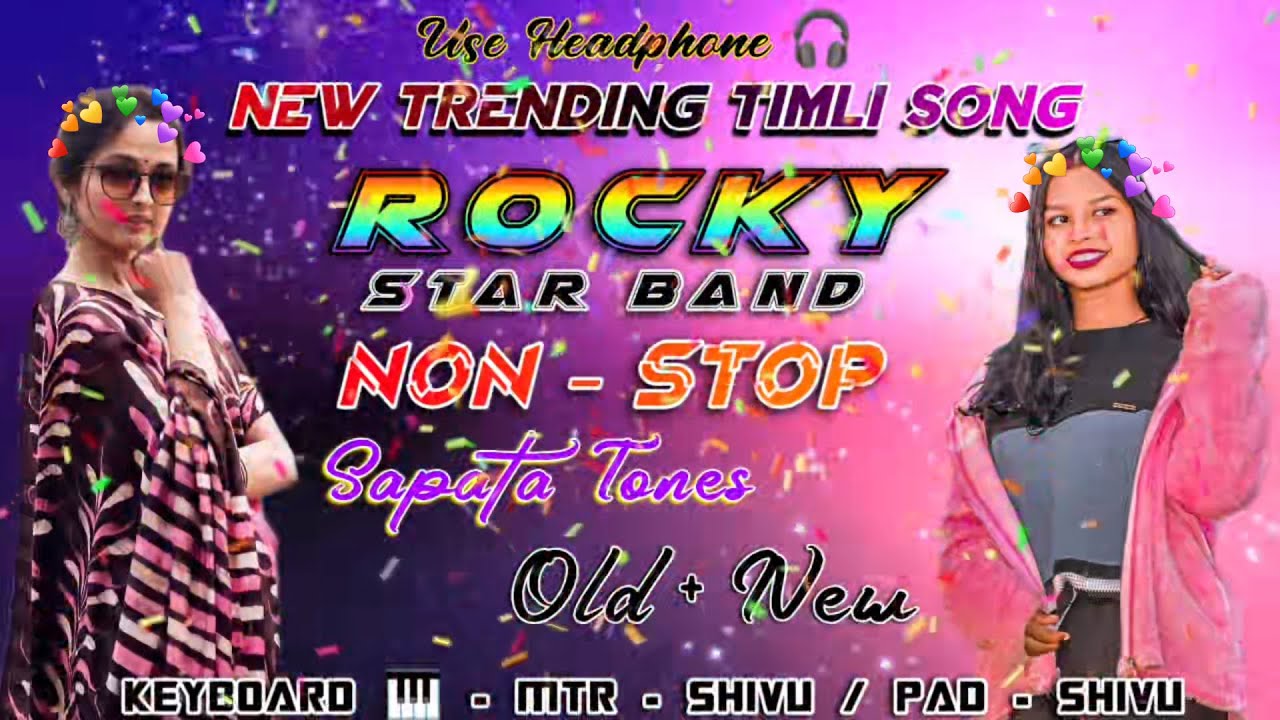 NEW AADIVASHI TRENDING TIMLI SONG 🤩| ROCKY STAR BAND 2025 NON-STOP Sapata Tones ❤️‍🩹