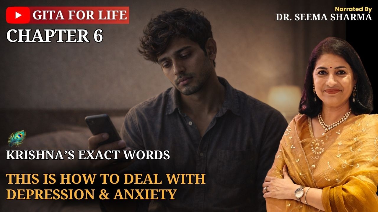 Krishna Ka “Mind Hack” Jo Aapko Anxiety Se Bahar Nikaal De | Gita Chapter 6 'DHYANYOG'  in Hindi