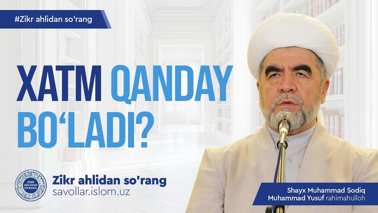 24. Xatm qanday bo&lsquo;ladi?