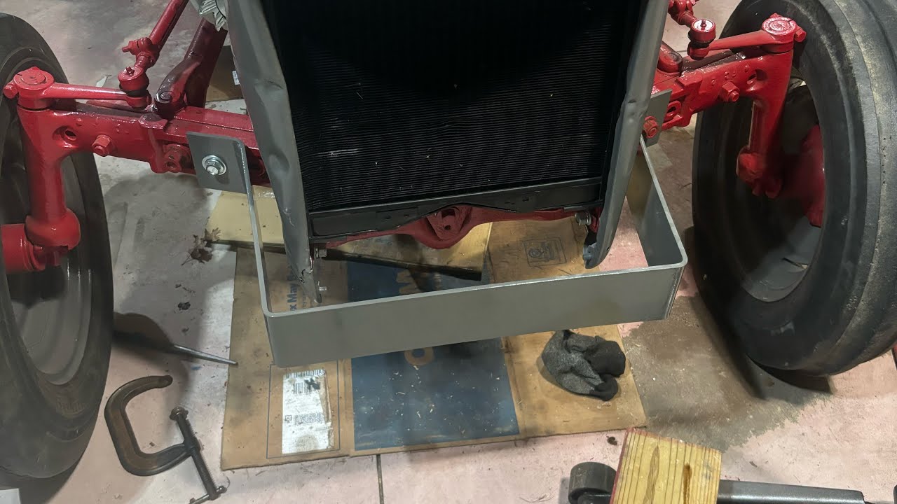 Ford 8n Front Bumper/Weight bracket build