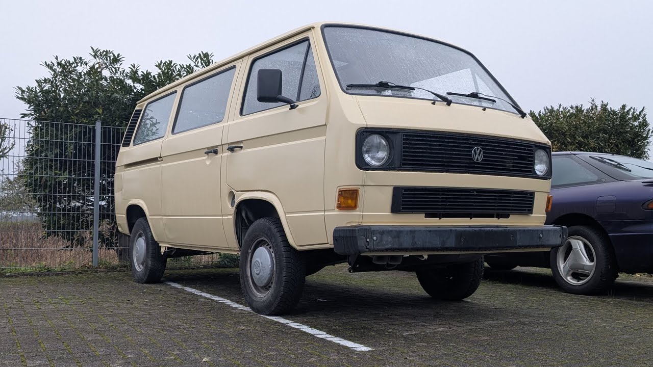 a very unhappy VW T3