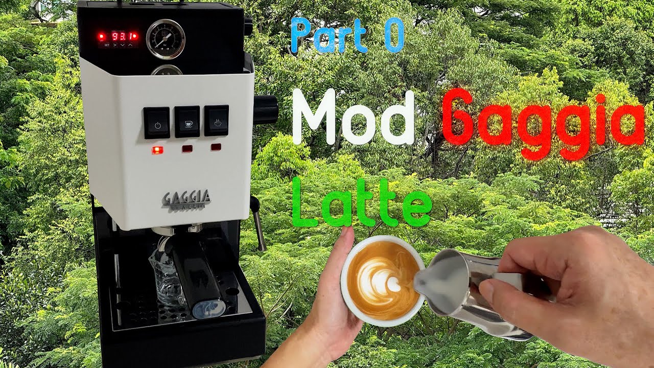 DIY Mod Gaggia Espresso Machine - Caffè Latte Workflow