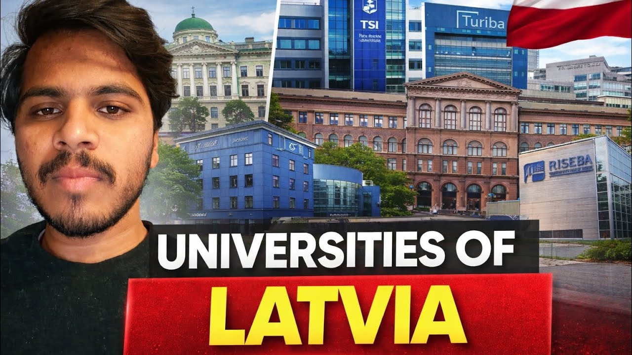 Main universities in Latvia. #telugu #kannada #latviavlog #europestudy #realexperiences #reachmore 
