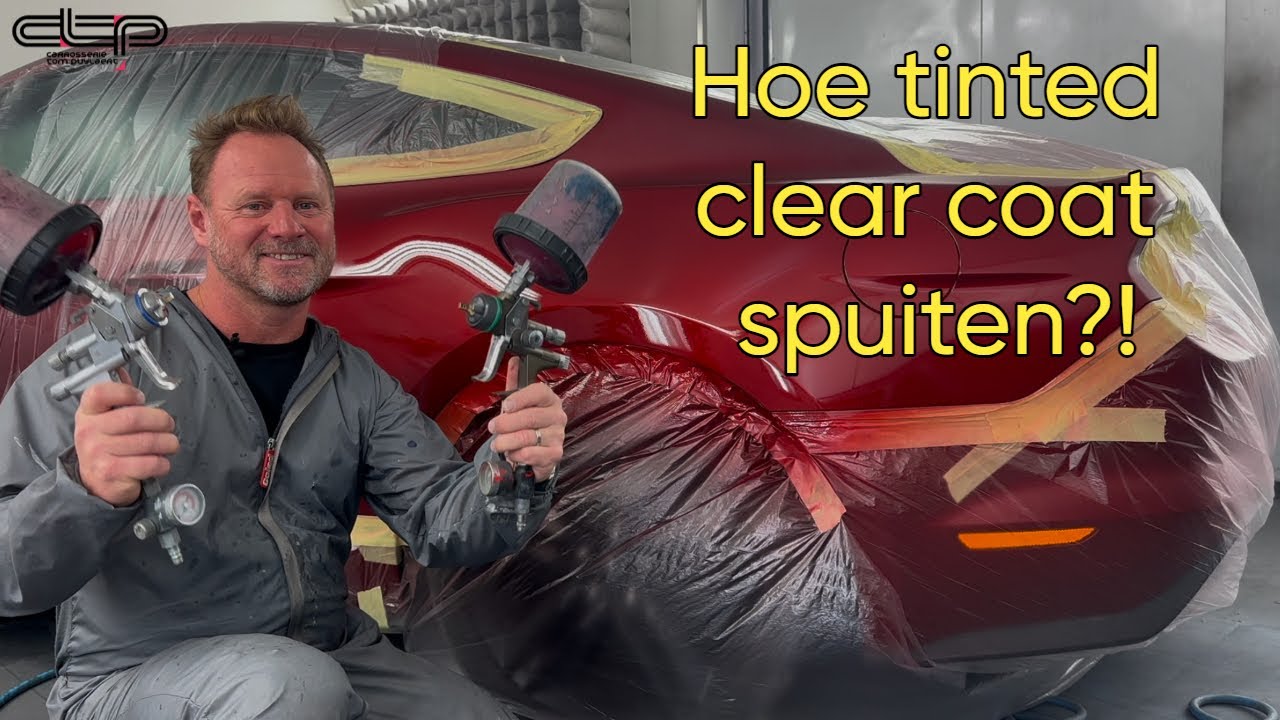 Hoe Ruby red spuiten ?! 3laags parelmoer lak met gekleurde blanke lak ..