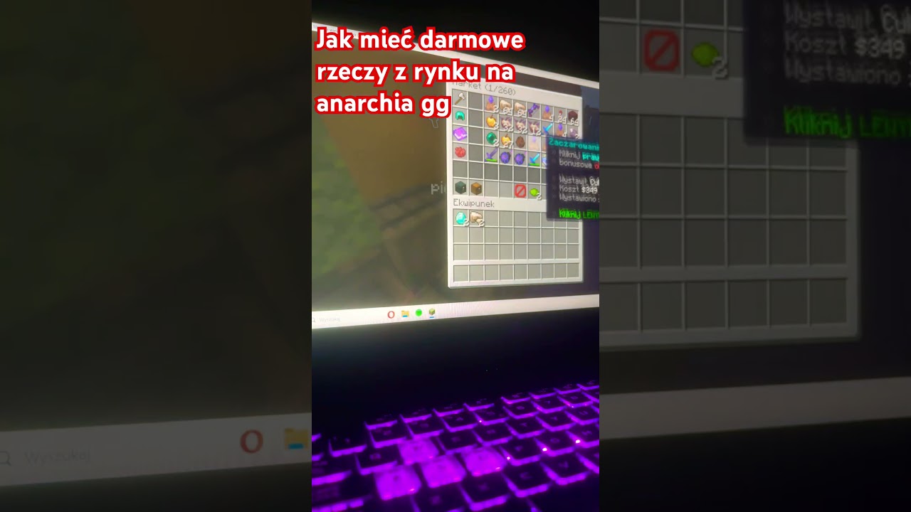 Jak mieć darmowe rzeczy z rynku na anarchia gg