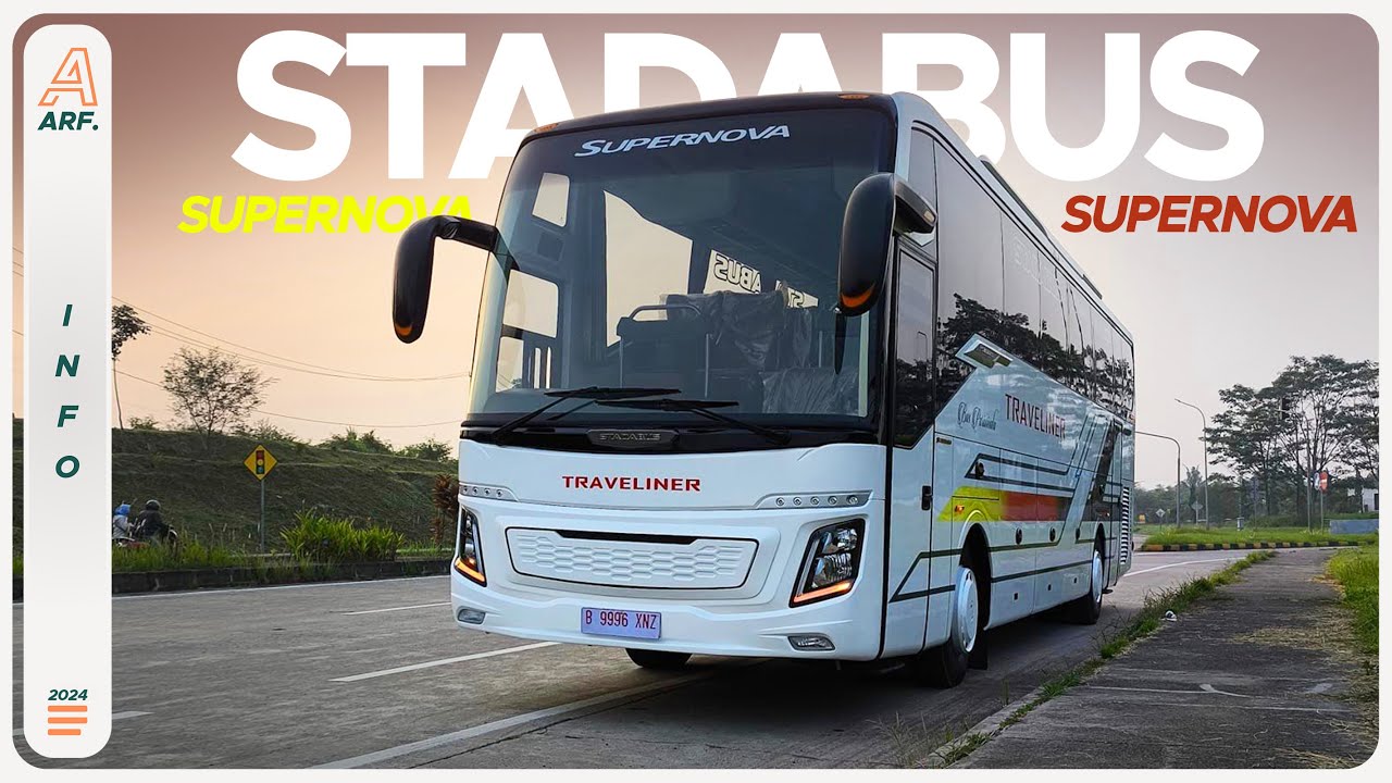KEREN PARAH !! Body Bus Terbaru Karoseri STADABUS Bernama SUPERNOVA