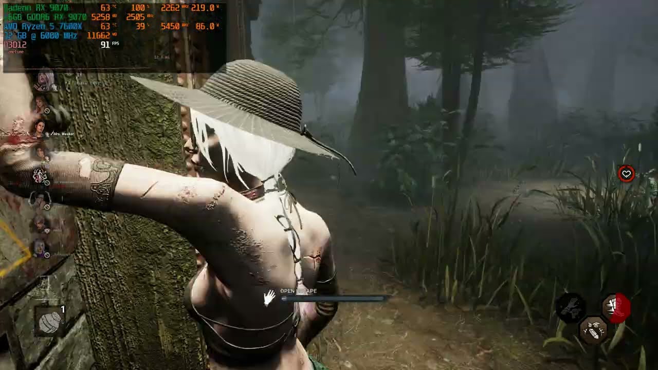 Dead by Daylight - RX 9070 + Ryzen 5 7600X | 2160P | ALL Settings