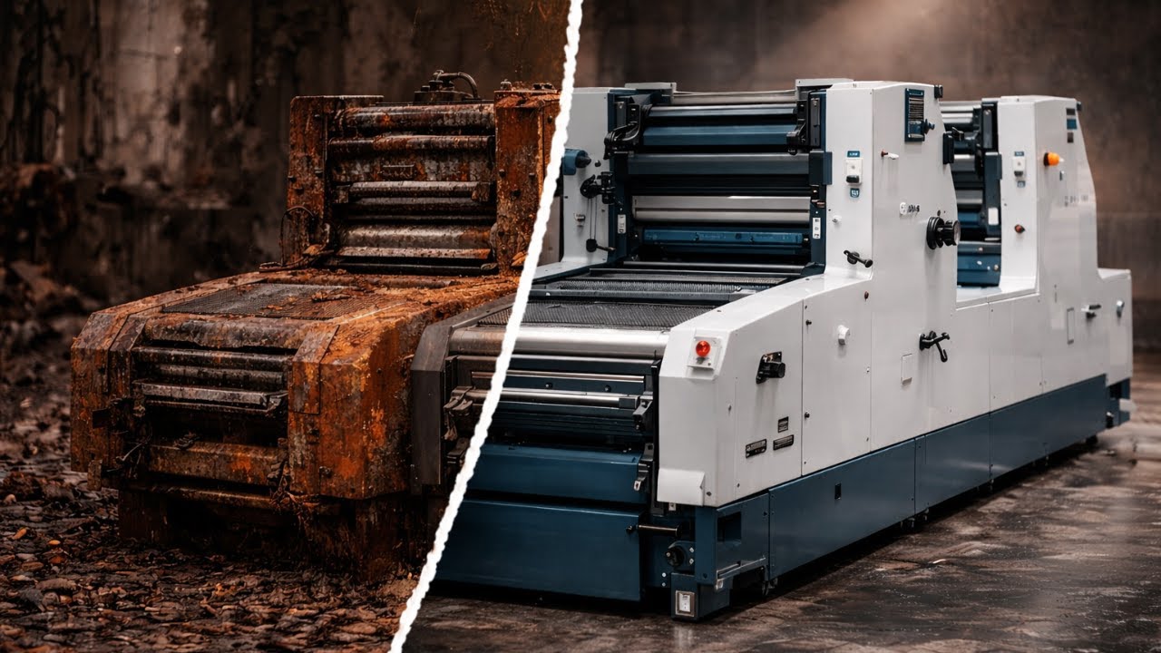 ASMR Printing press Restoration! Full Restoration of Hakuho 2005