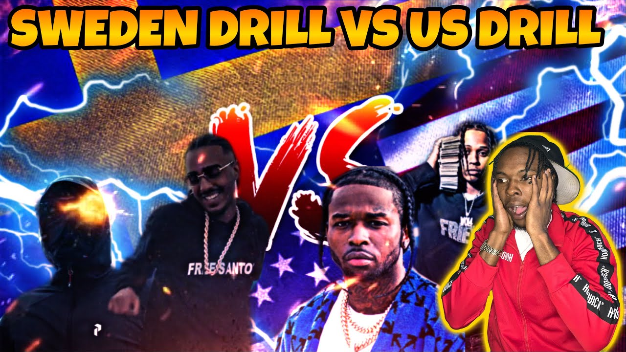 AMERICAN REACTS TO SWEDISH DRILL RAP VS US DRILL [WHO&rsquo;S BETTER?] FT. POP SMOKE, G1OCATORE, SICKAN