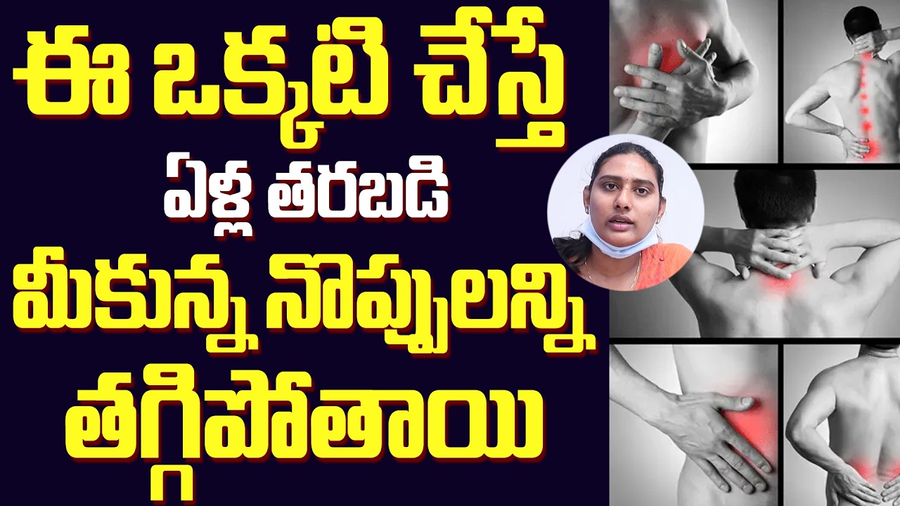 ఎలాంటి Body Pains కైనా ఇదే అద్భుతమైన పరిష్కారం || How to Reduce Pains Naturally || CHC