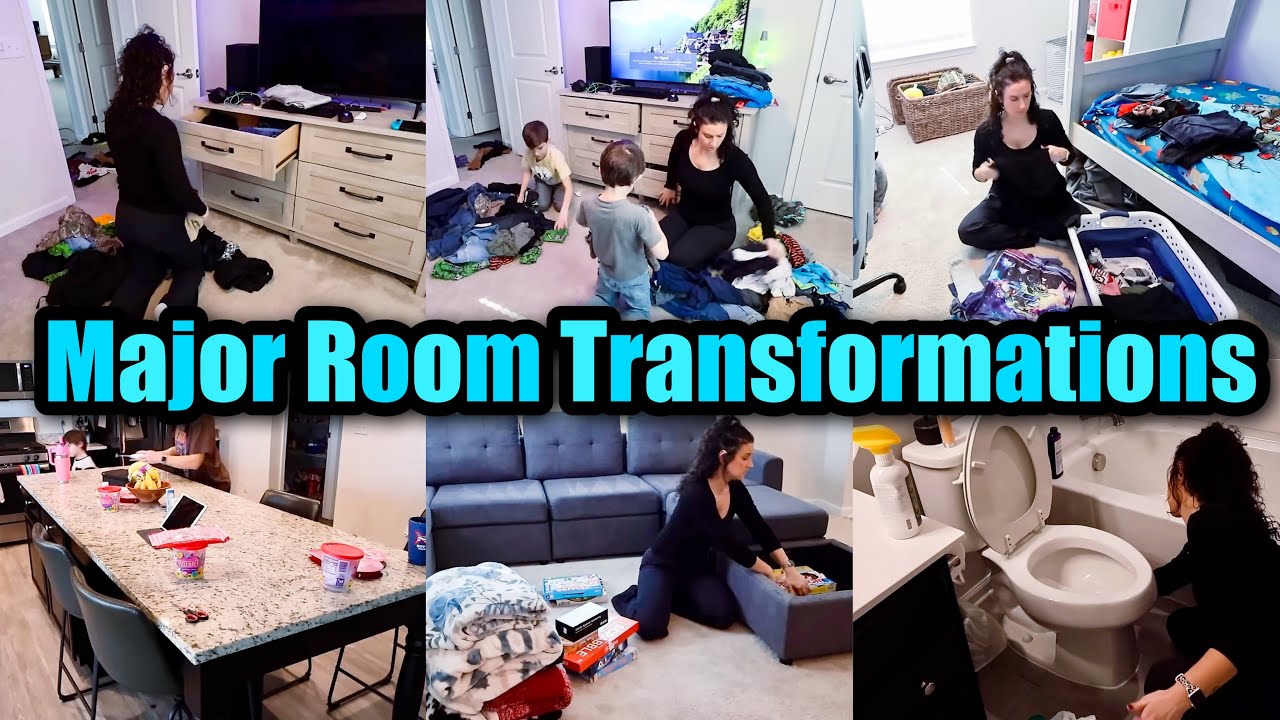 EXTREME ROOM TRANSFORMATION | DECLUTTER + ORGANIZE WITH ME | HUGE SPEED CLEANING MOTIVATION 2025