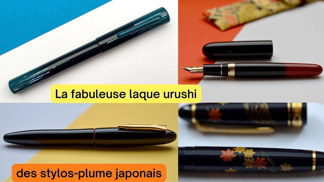 La fabuleuse laque urushi des stylos-plume japonais