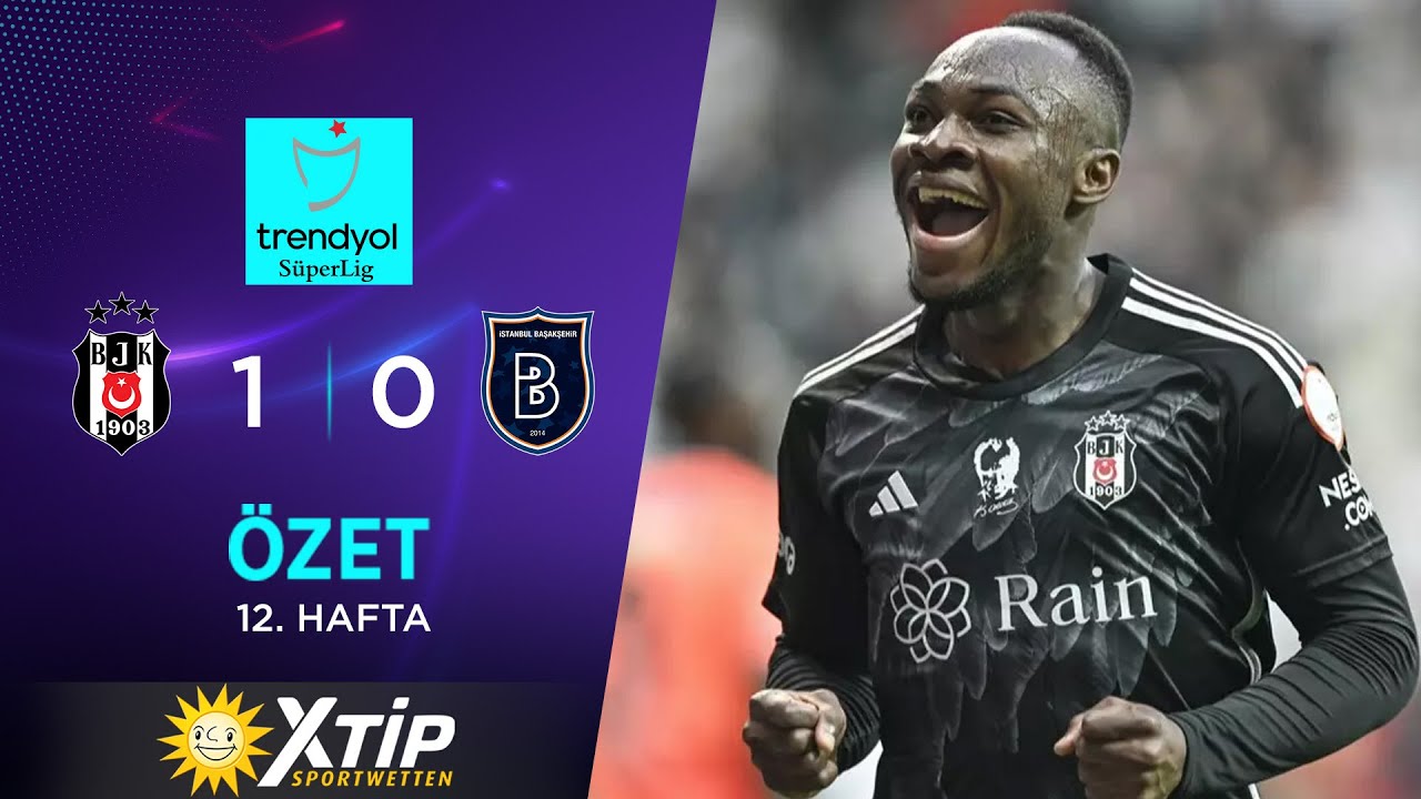 MERKUR BETS | Beşiktaş (1-0) Rams Başakşehir - Highlights/Özet | Trendyol Süper Lig - 2023/24