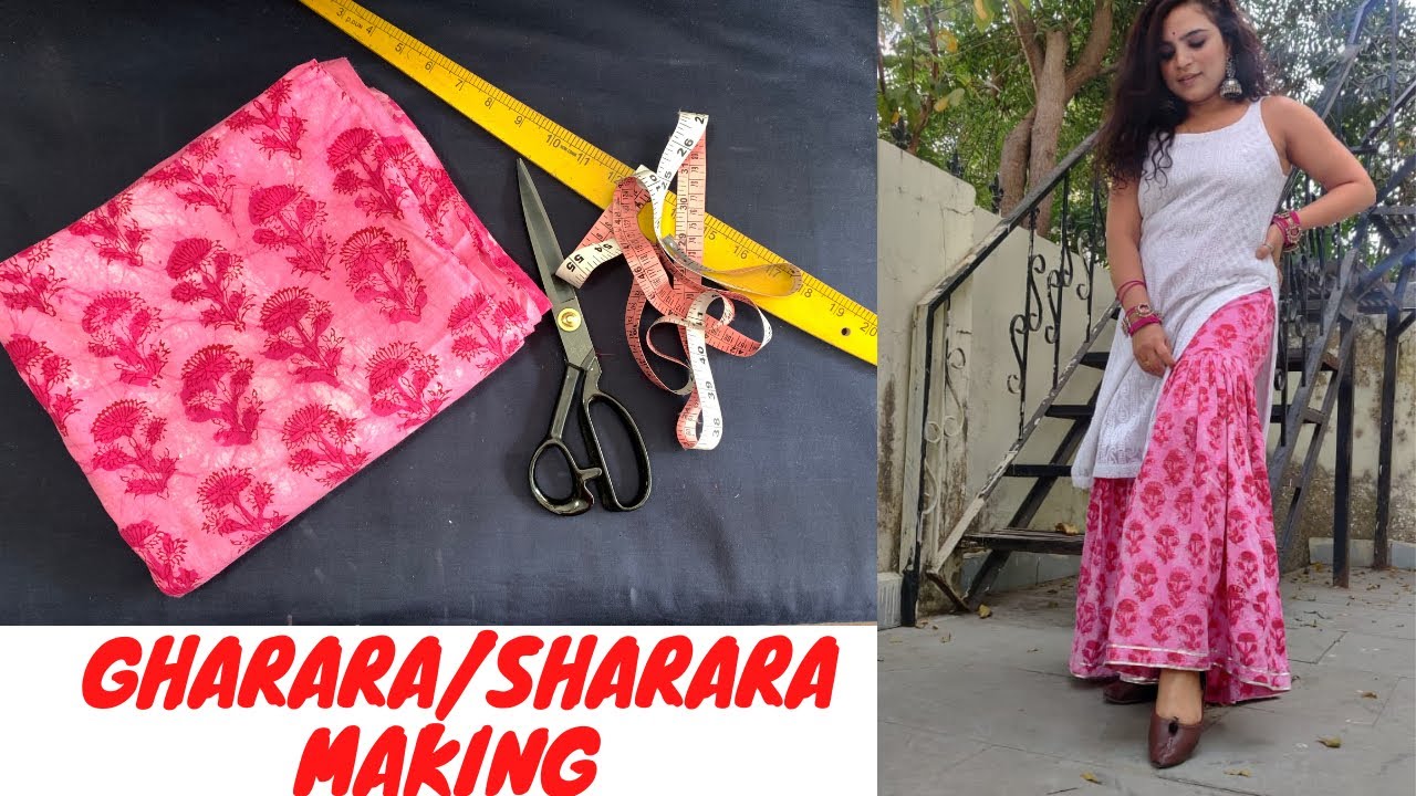 Gharara/Sharara Cutting and Stitching ||Gharara EASY making||Latest Sharara Dress Design|MainaThapa