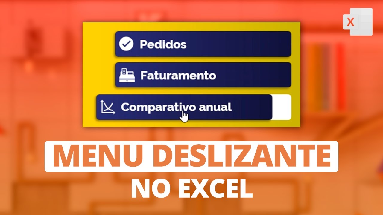 Como Fazer um Menu Deslizante no Excel
