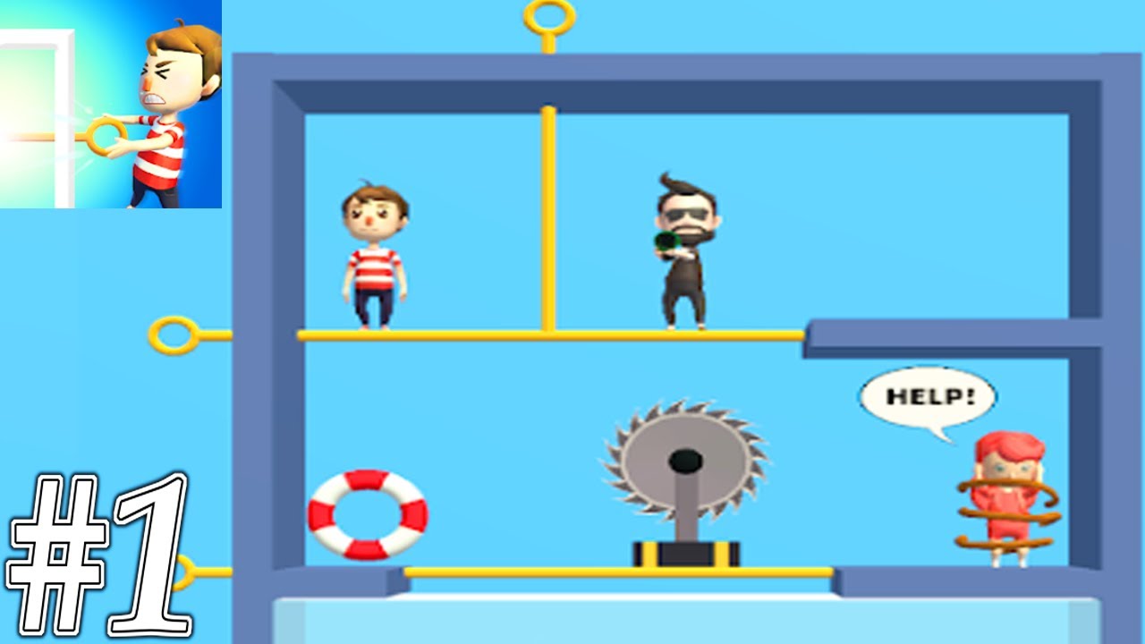 Pin Rescue - Pull The Pin Gameplay Walkthrough All Level 1-50 ios/Android
