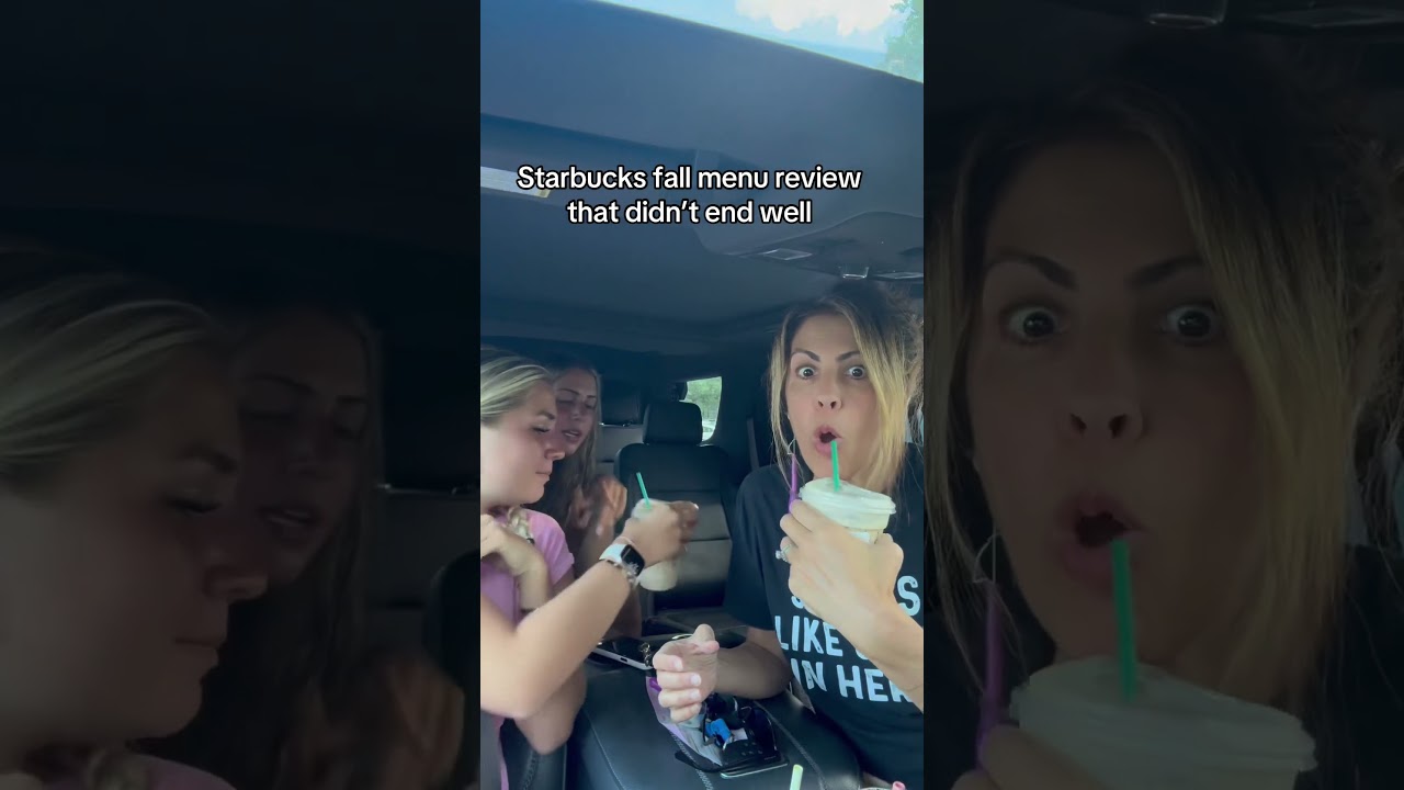 We tried to review the new Starbucks fall menu