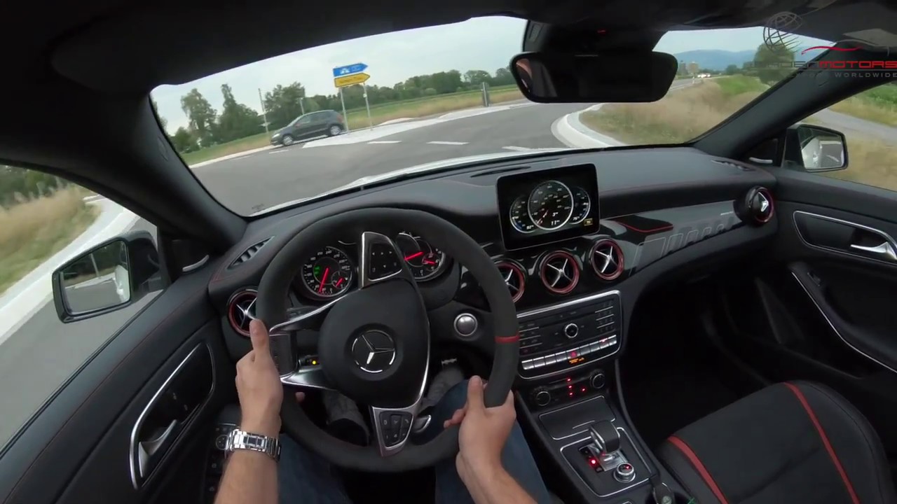 MERCEDES-BENZ CLA 45 AMG SHOOTING BRAKE POV TEST DRIVE