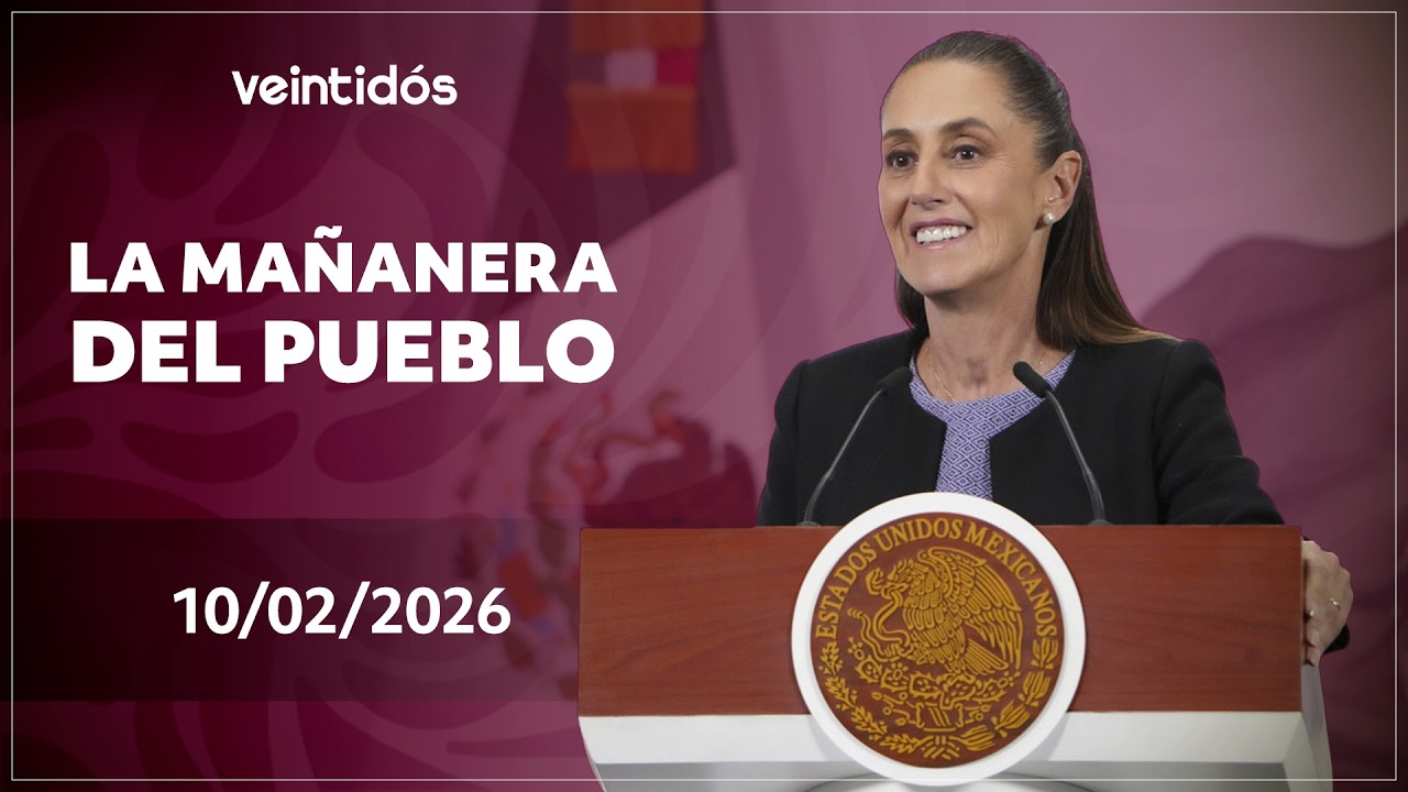 🇲🇽 #EnVivoAhora | Sigue #LaMañaneraDelPueblo este martes 10 de febrero de 2026