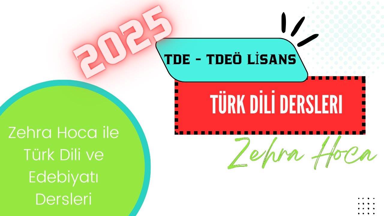TÜRKİYE TÜRKÇESİ SÖZ DİZİMİ / SENTAKS - 20 ✍️ 