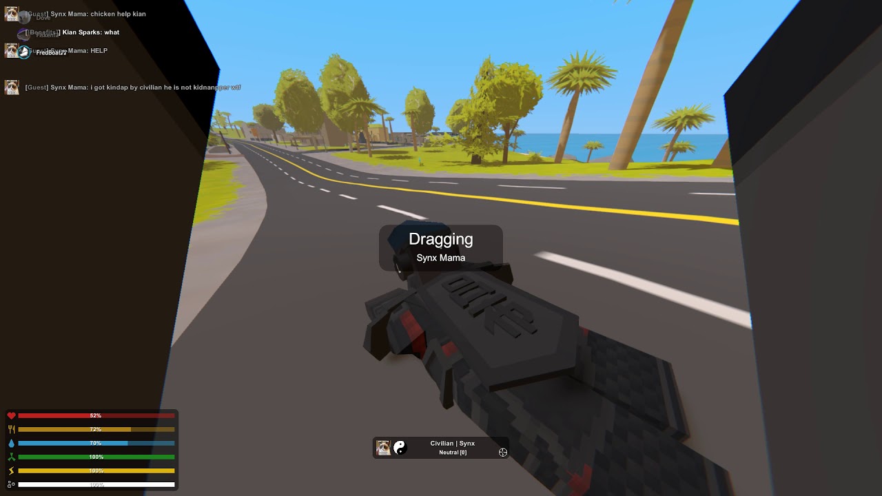 Unturned | Kidnapping inoccent pepole on fudgys full rp