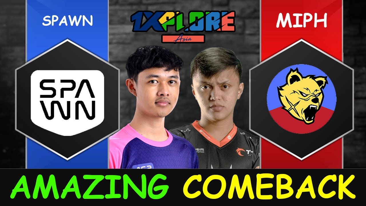 Amazing comeback - Team Spawn vs Made in Philippines Esports 1XPLORE Asia 2 Dota 2