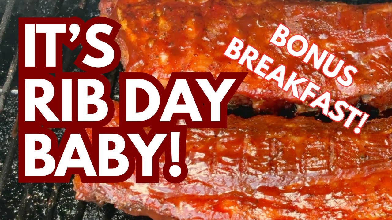 Smoked Ribs That Fall Off The Bone! I Made French Toast While I Waited. 😀