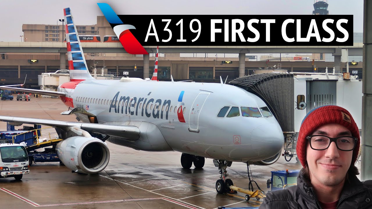 Первый класс American Airlines A319 — из Далласа в Питтсбург