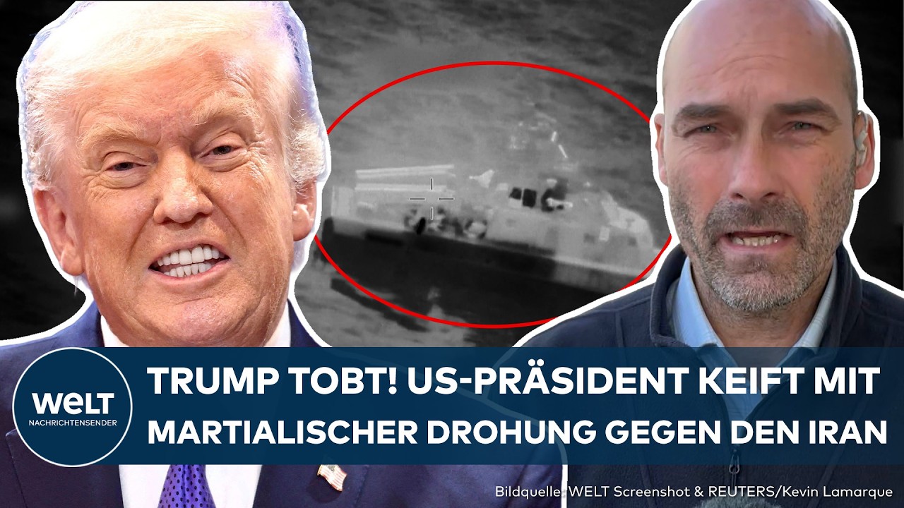 KRIEG IN NAHOST: Trump tobt gegen Iran! USA bombardieren Mullah-Minenleger in der Straße von Hormus