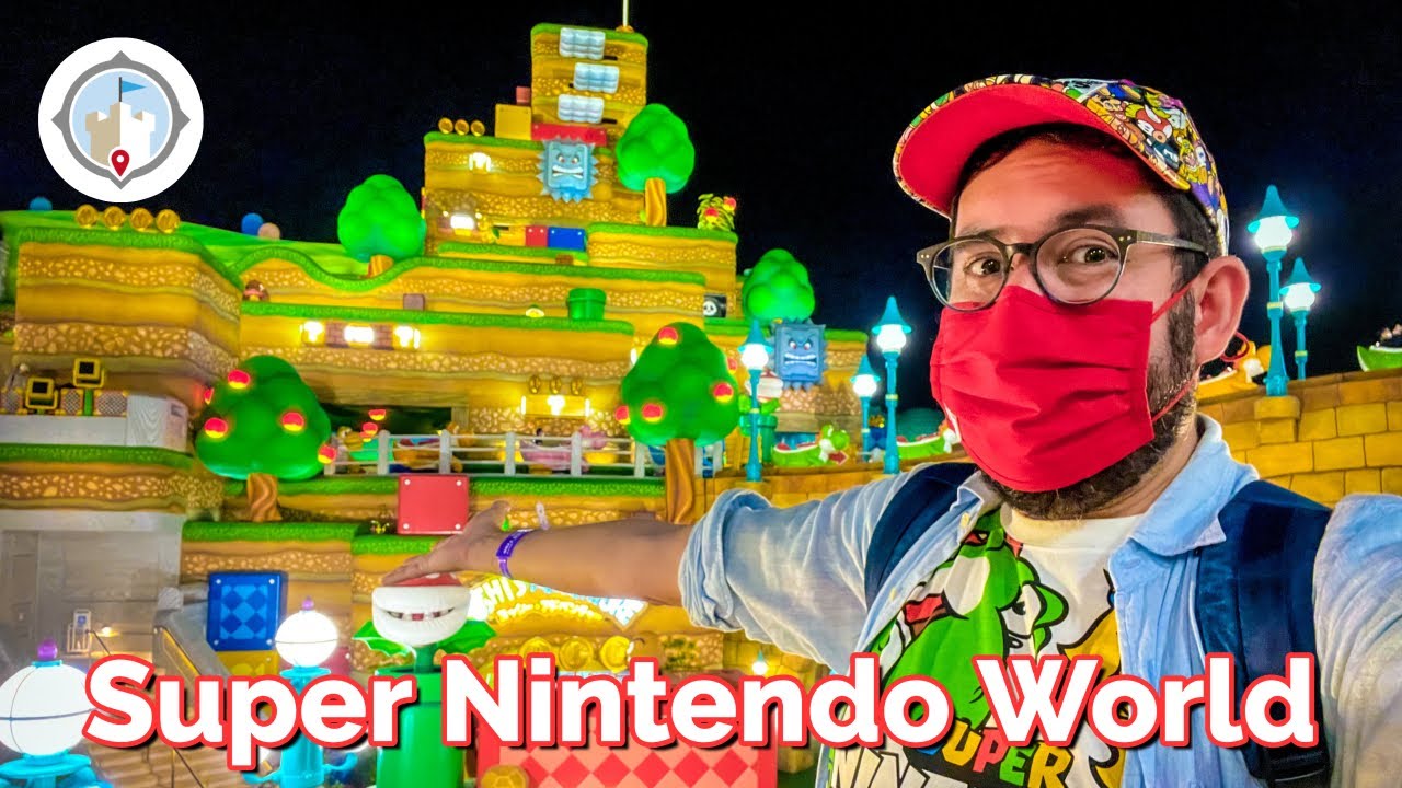 Выглядит ли Super Nintendo World лучше ночью? | Universal Studios Japan