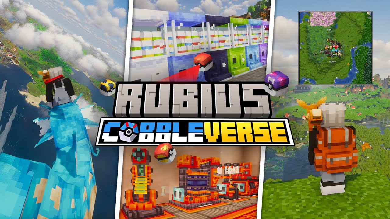 TOP 15 MODS that RUBIUS uses in his Cobbleverse series