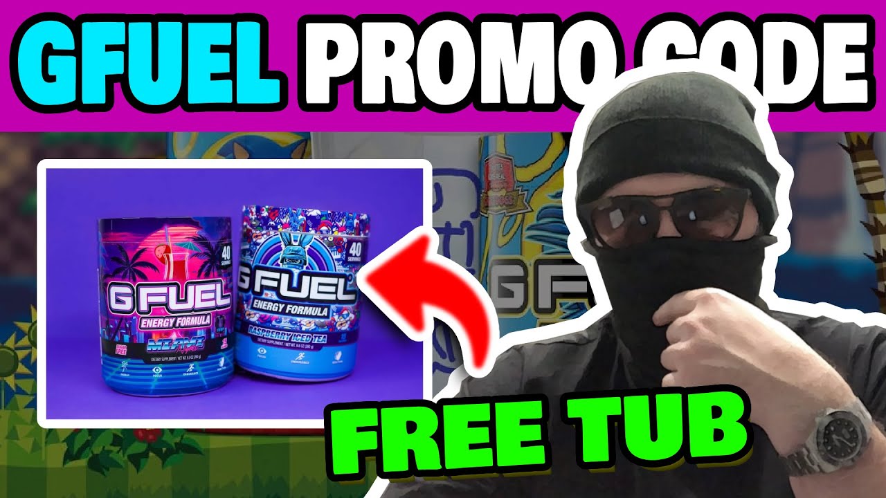 BRAND NEW GFuel Discount Code ⚡ ANY FREE G FUEL TUB ⚡ GFuel Promo Code 2024  🆓