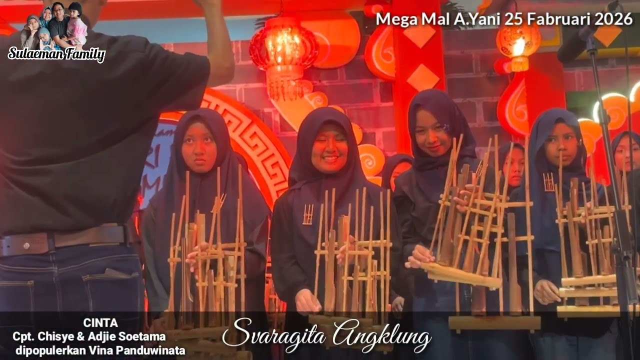 Nada Salsabila Tampil  Main Angklung Bersama ”SVARAGITA ANGKLUNG