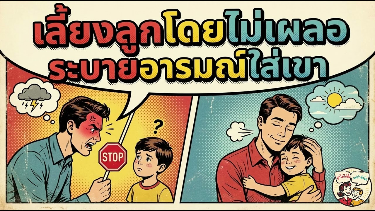 เลี้ยงลูกโดยไม่เผลอระบายอารมณ์ใส่เขา | ลูกไม่ได้ดื้อ แค่กำลังโต
