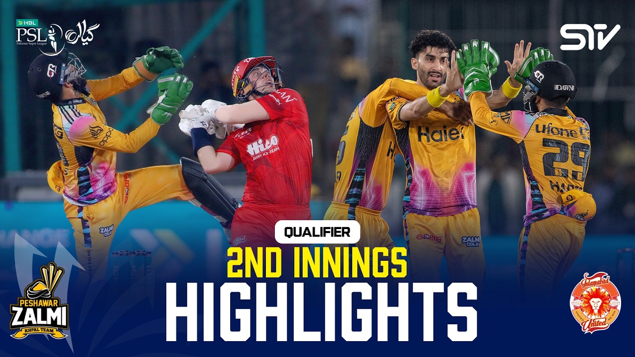 2nd Innings Highlights | Peshawar Zalmi vs Islamabad United | Qualifier | M 41 | HBL PSL 11 | MZB1J