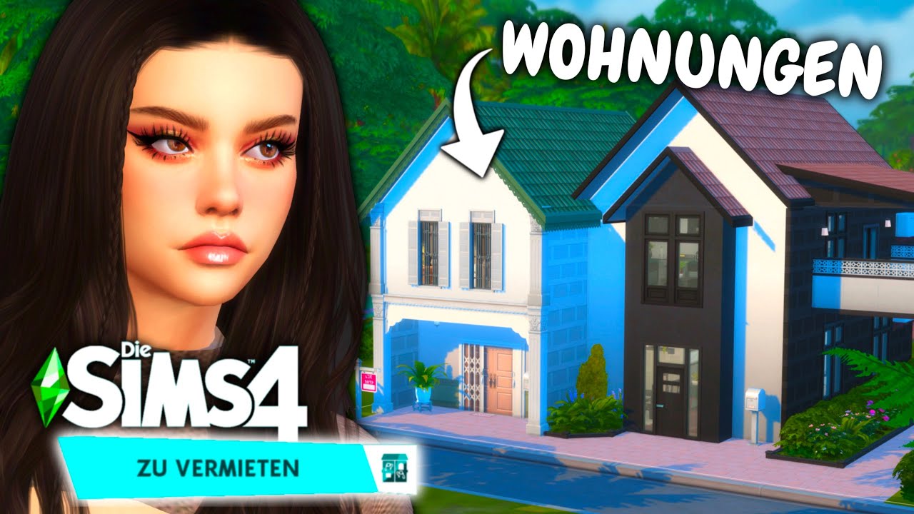 Kann ich MIETHÄUSER *nur* mit dem Pack *ZU VERMIETEN* bauen? | Die Sims 4 | Doris